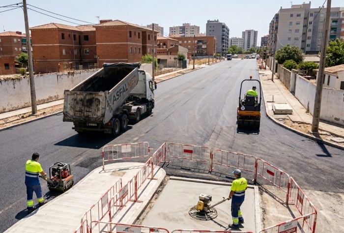asfaltado de viales valencia