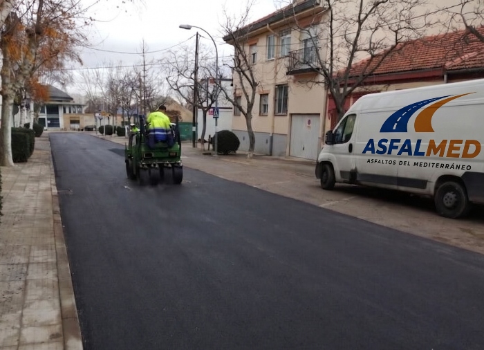 asfaltar calles y viales